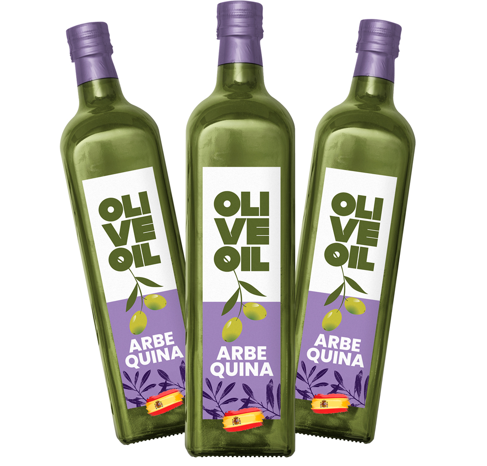 Arbequina Olive Oil Bottle